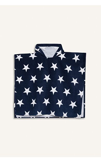 Erkek Çocuk Desenli Pamuklu Panço Havlu