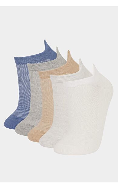 DeFacto Erkek Çocuk 5'li Pamuklu Patik Çorap E5502A8NSKR1