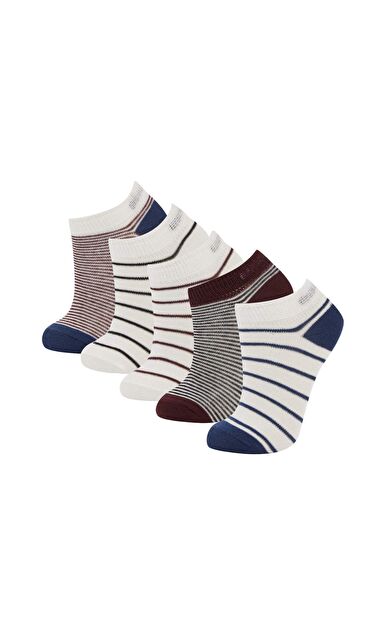 DeFacto Erkek Çocuk 5'li Pamuklu Patik Çorap E5505A8NSKR1