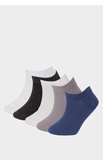 DeFacto Erkek Çocuk 5'li Pamuklu Patik Çorap E5511A8NSKR1