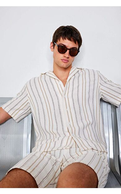 Regular Fit Polo Yaka Kısa Kollu Gömlek