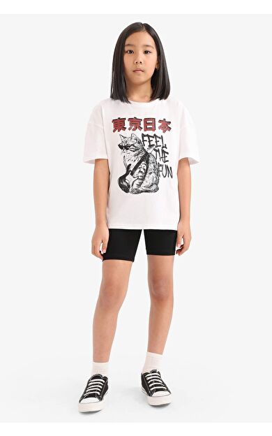 DeFacto Kız Çocuk 2'li Takım E5698A825HSWT34