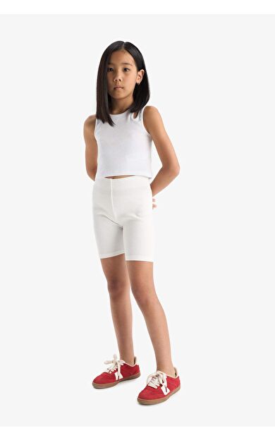 Kız Çocuk Biker Fitilli Kaşkorse Tayt E5700A825HSWT32