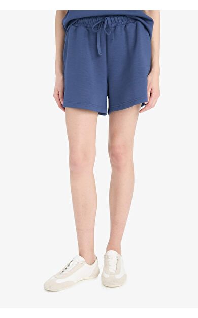 Relax Fit Skuba Dalgıç Kumaş Şort