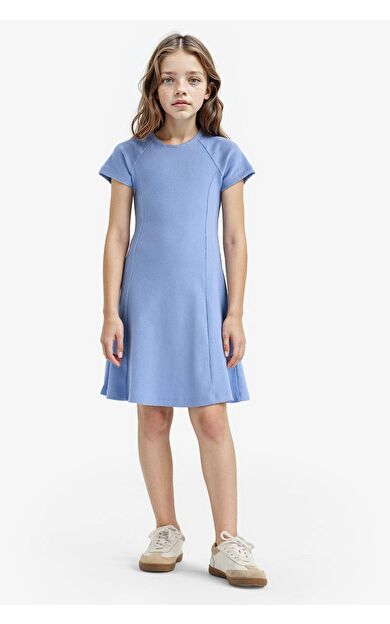 A Kesim Fitilli Kaşkorse Elbise