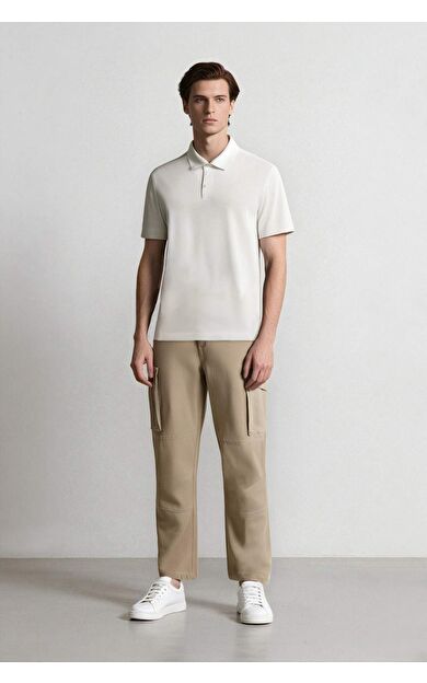 DeFacto Wide Leg Bol Rahat Kesim Kargo Cepli Geniş Paça Gabardin Pantolon