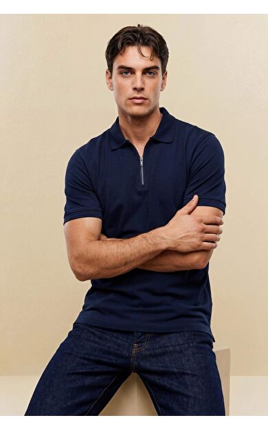 %100 Pamuk Polo Tişört