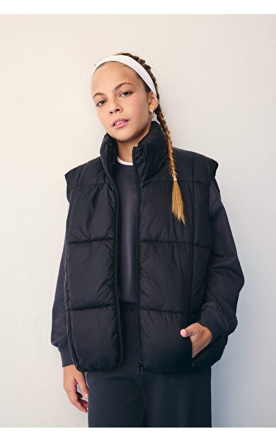 Kız Çocuk Su İtici Fermuarlı Şişme Yelek