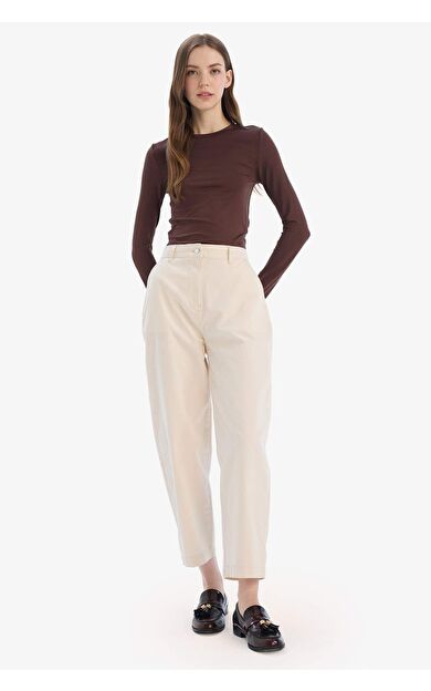 DeFacto Carrot Fit Kışlık Gabardin Pantolon Normal Bel E5963AX25SPER218