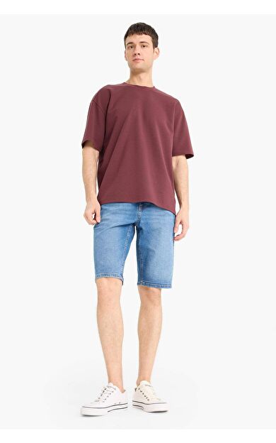 Regular Fit Jean Bermuda E5983AX25SMNM28