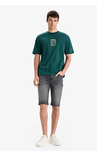 DeFacto Regular Fit Jean Bermuda E5986AX25SMNM36