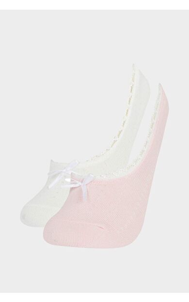 DeFacto Kız Çocuk 2'li Pamuklu Babet Çorap