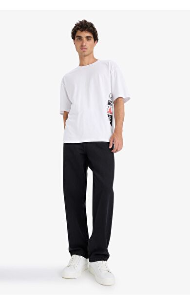 DeFacto Sergio Regular Fit Normal Kalıp Normal Bel Boru Paça Jean Pantolon E6111AX25AUNM40