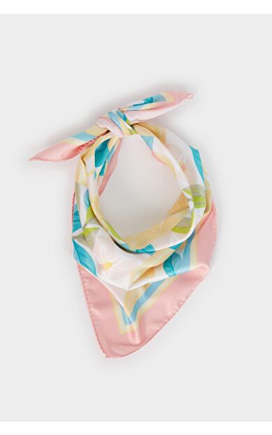 DeFacto Kadın Desenli Saten Fular