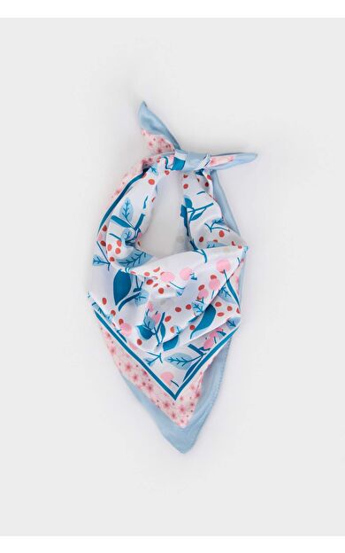 DeFacto Kadın Desenli Saten Fular