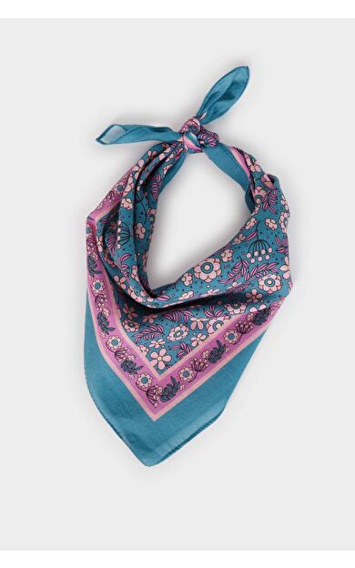 DeFacto Kadın Desenli Pamuklu Bandana