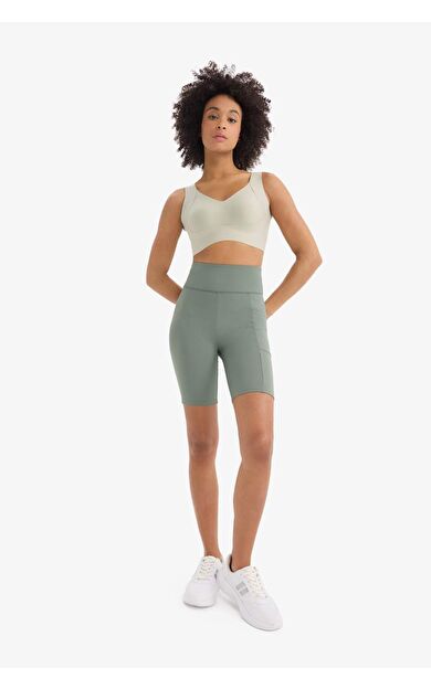 DeFactoFit Biker Beli Saran Sporcu Tayt E6323AX25SMKH512