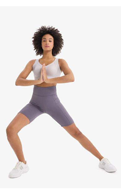 DeFactoFit Biker Beli Saran Sporcu Tayt E6323AX25SMPR466