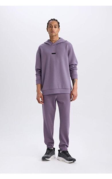 DeFactoFit Standart Fit Cep Detaylı Jogger Paça Skuba Dalgıç Kumaş Sporcu Jogger