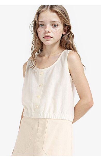 DeFacto Kız Çocuk Kısa Kollu Bluz