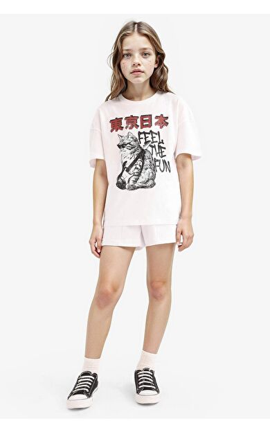 DeFacto Kız Çocuk Şort E6589A825HSWT34