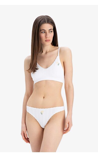 Kadın Çiçekli 2'li Takım Sütyen Külot -Fall in Love