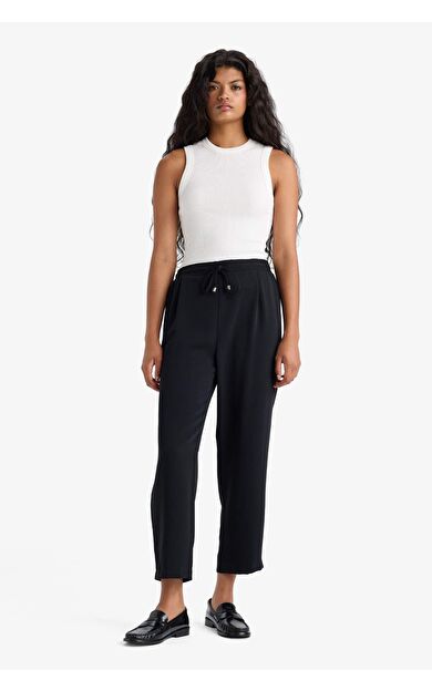 Carrot Fit  Yüksek Bel Düz Paça Pantolon