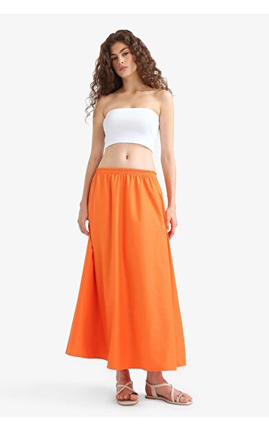 DeFacto A Kesim Yüksek Bel Paraşüt Maxi Etek E6695AX25SPOG567