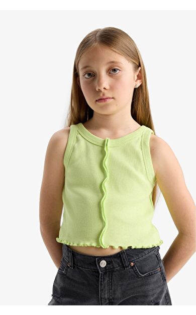 DeFacto Kız Çocuk Bisiklet Yaka Atlet E6741A825HSGN404