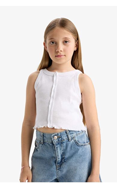 DeFacto Kız Çocuk Bisiklet Yaka Atlet E6741A825HSWT34