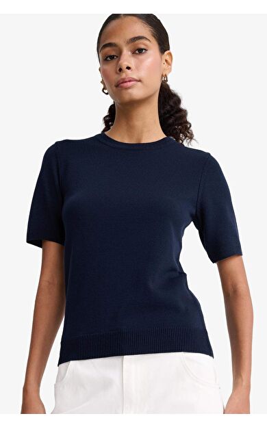 DeFacto Regular Fit Bisiklet Yaka Kazak E6810AX25AUNV131