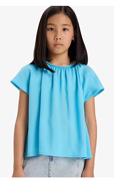 DeFacto Kız Çocuk Kısa Kollu Bluz