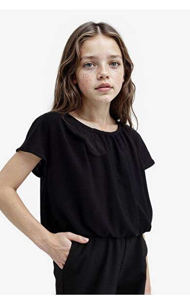 Kız Çocuk Kısa Kollu Bluz