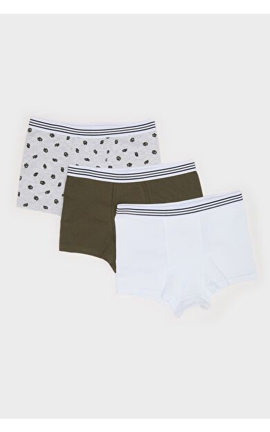 DeFacto Erkek Çocuk Kaktüs Desenli 3'lü Boxer