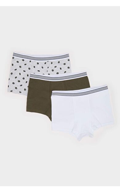 DeFacto Erkek Çocuk Kaktüs Desenli 3'lü Boxer