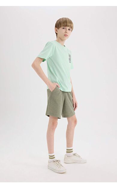 DeFacto Erkek Çocuk Waffle Şort E6891A825SMKH447