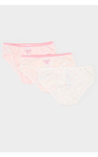 DeFacto Kız Çocuk Desenli 3'lü Slip Kğlot