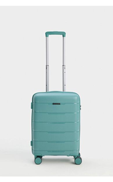 DeFacto Unisex Sert Kapaklı Çekçekli Küçük Boy Valiz