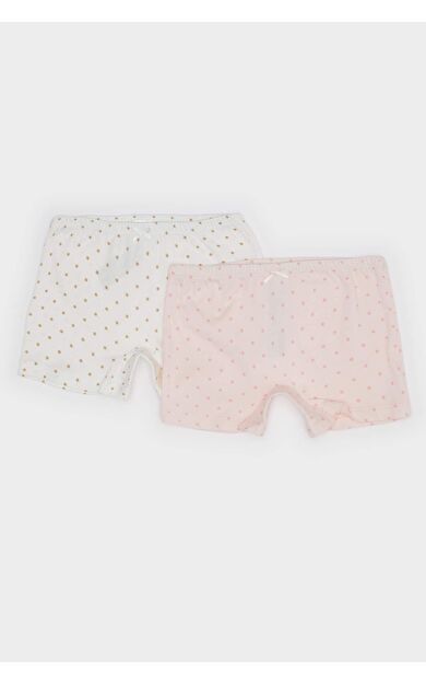 DeFacto Kız Çocuk Desenli 2'li Boxer E7201A825SPPN262