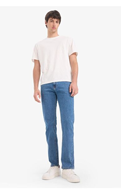 DeFacto Sergio Regular Fit Normal Kalıp Normal Bel Boru Paça Jean Pantolon E7277AX25SMNM28