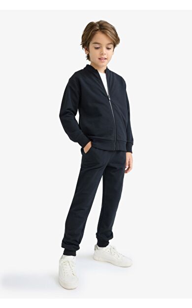 DeFacto Erkek Çocuk Regular Fit İnce Sweatshirt Kumaşı Pantolon E7338A825AUBK27