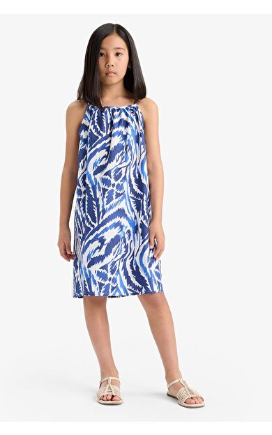 DeFacto Viskon Askılı Elbise