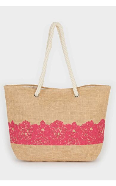 Kadın Hasır Plaj Çantası E7405AXNSPN258