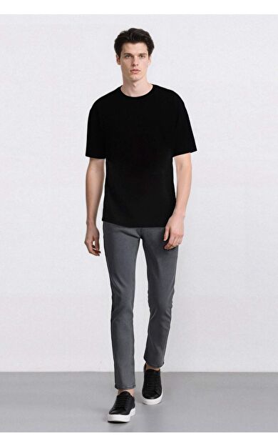 DeFacto Pedro Slim Fit Dar Kalıp Normal Bel Dar Paça Jean Pantolon E7440AX25SMNM55