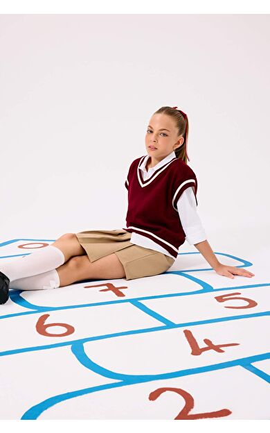 Kız Çocuk Okula Dönüş Standart Fit Süveter