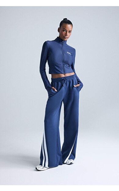 DeFacto DeFactoFit Wide Leg Geniş Paça Standart Boy Sporcu Pantolon E7719AX25AUNV238