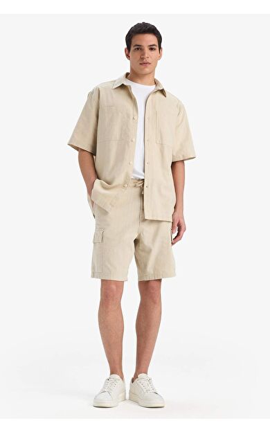 DeFacto Regular Kargo Pamuklu Bermuda Şort