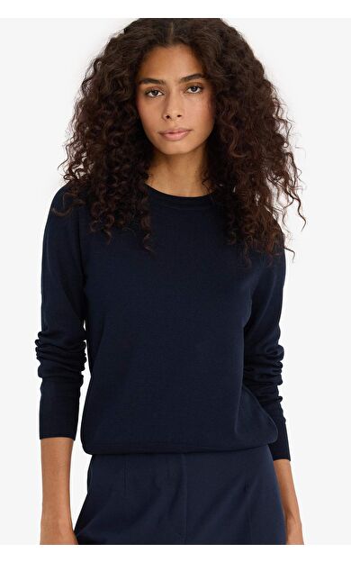 DeFacto Regular Fit Bisiklet Yaka Kazak E7889AX25WNNV131