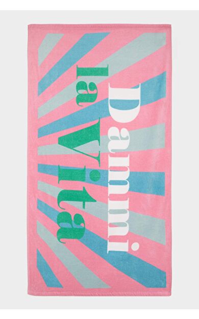 DeFacto Kadın Baskılı Pamuklu Plaj Havlusu