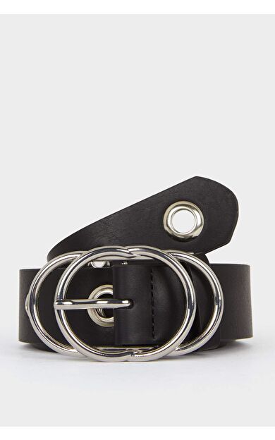 Kadın Suni Deri Jean Kemeri